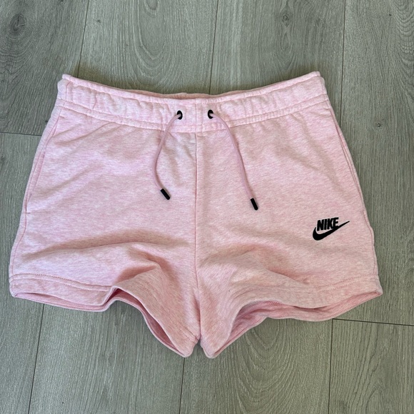 Nike Women's Light Pink Athletic Shorts - Picture 1 of 3